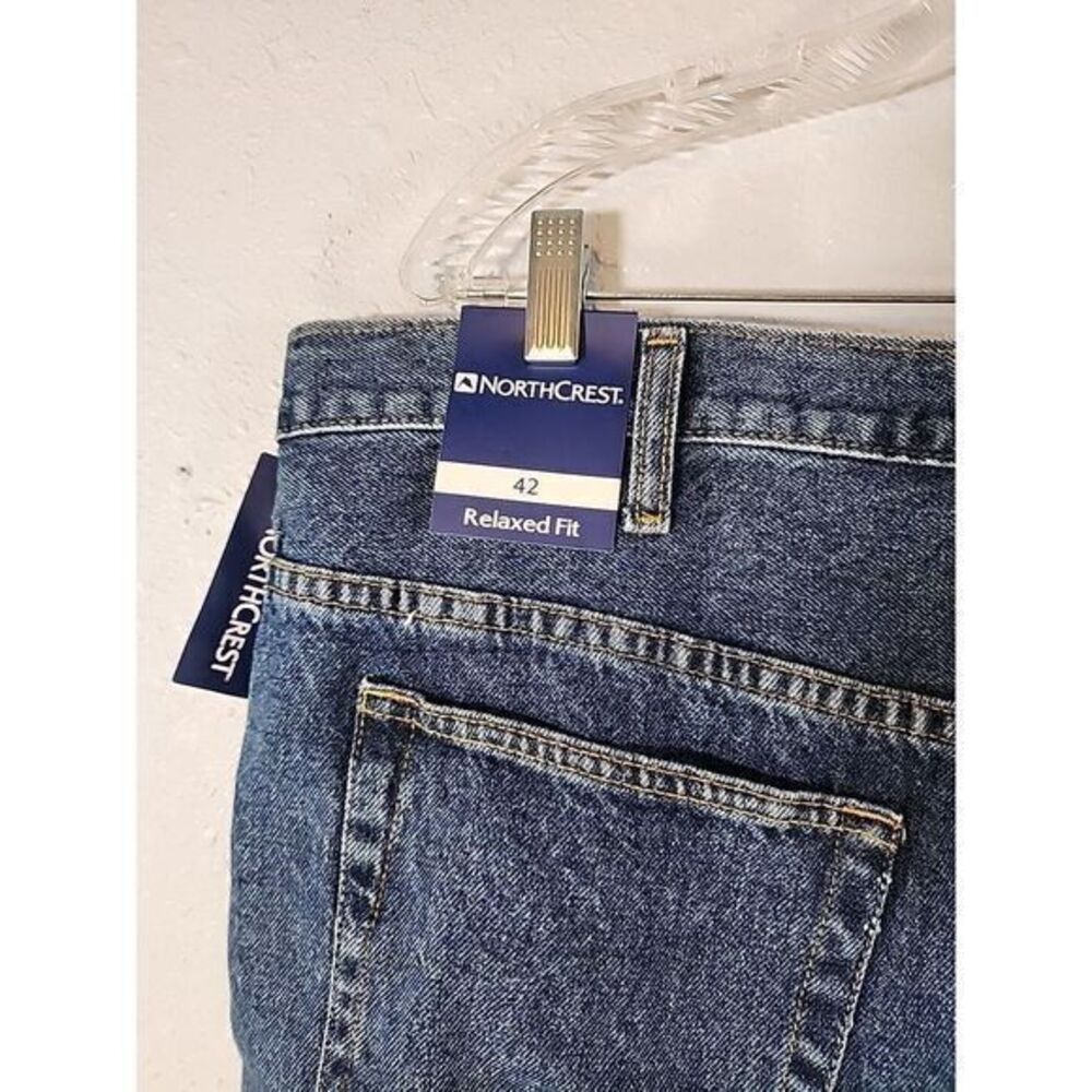 NorthCrest Men's Denim Jean Shorts Size 42 NWT - Picture 3 of 6